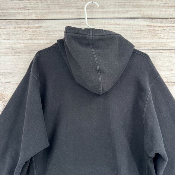 Vintage Steve & Barry's POW MIA Hoodie Sweatshirt‎ Men's Small Black Embroidered - Picture 4 of 13